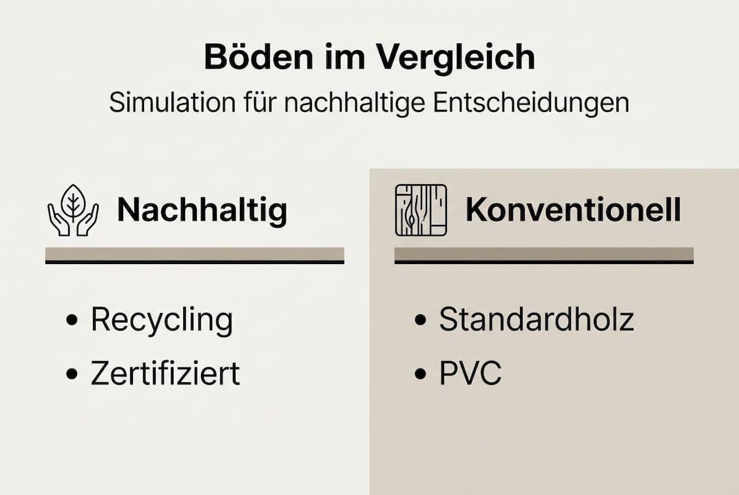 Infografik: Nachhaltige Böden im Vergleich zu konventionellen Anbaumethoden
