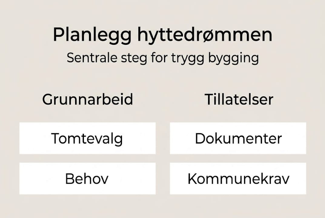 Trinn-for-trinn: Slik bygger du en tømmerhytte – en illustrert guide