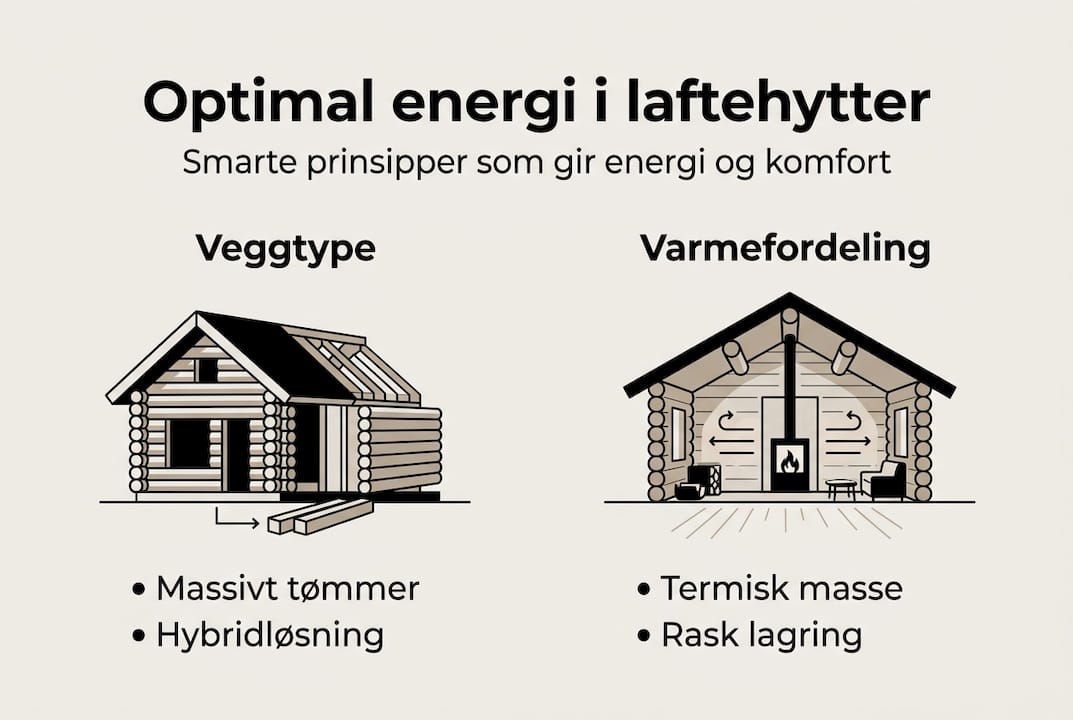 Visuell guide til energieffektive laftehytter