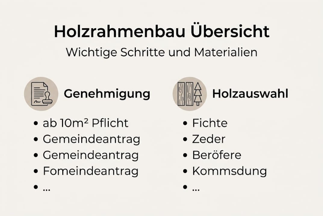 Infografik: Holzrahmenbau in Finnland – Bauablauf und eingesetzte Materialien