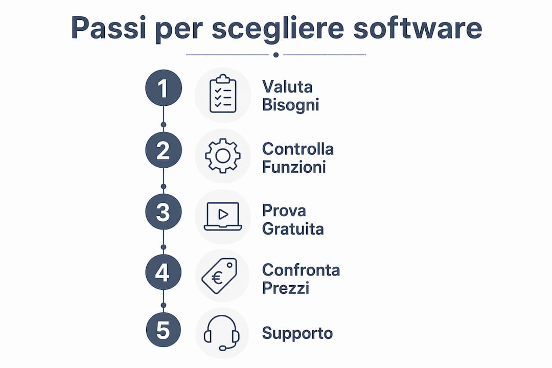 Guida illustrata ai passaggi fondamentali per scegliere il software ideale per gestire un torneo