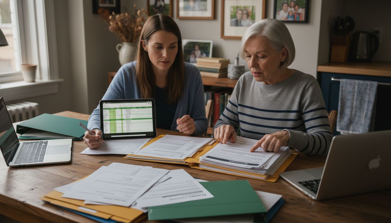 organizing financial documents