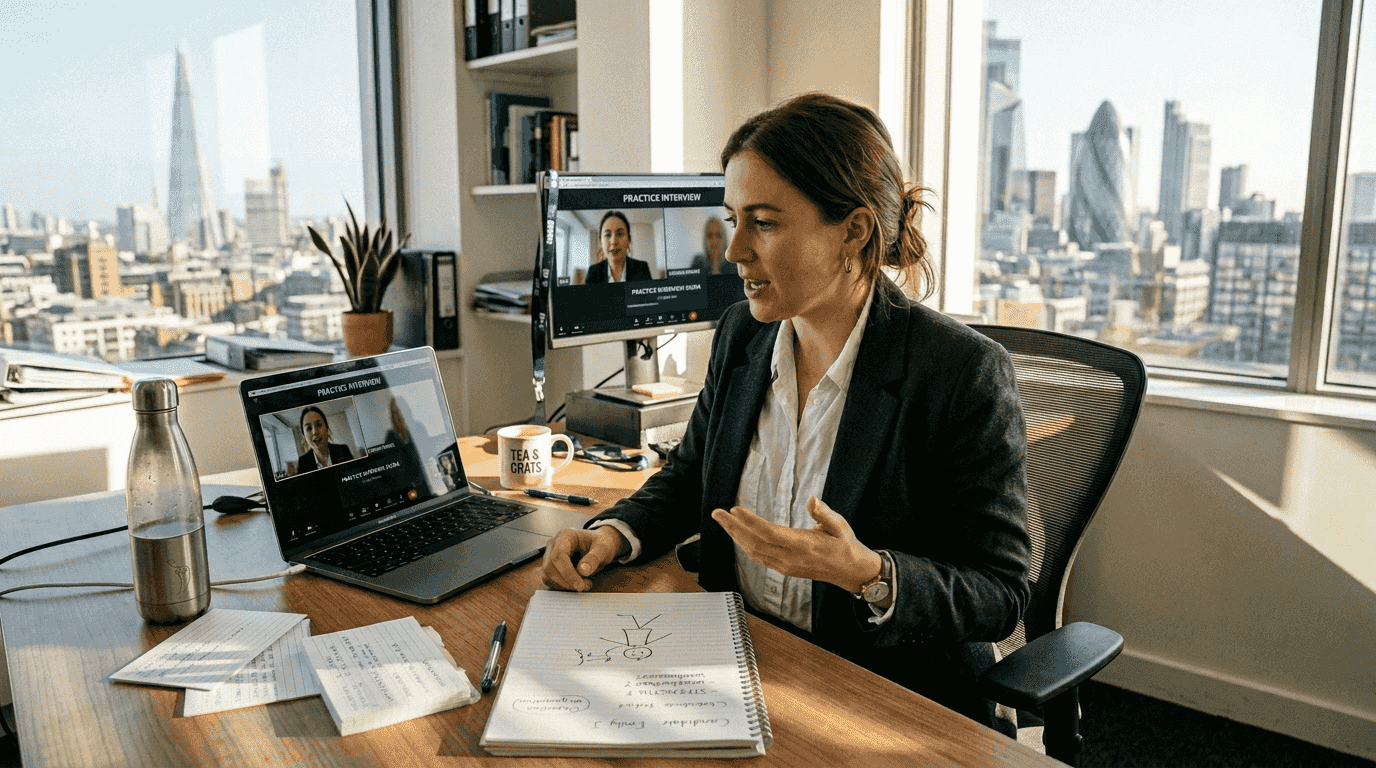 Master interview practice with AI: confident English 2026