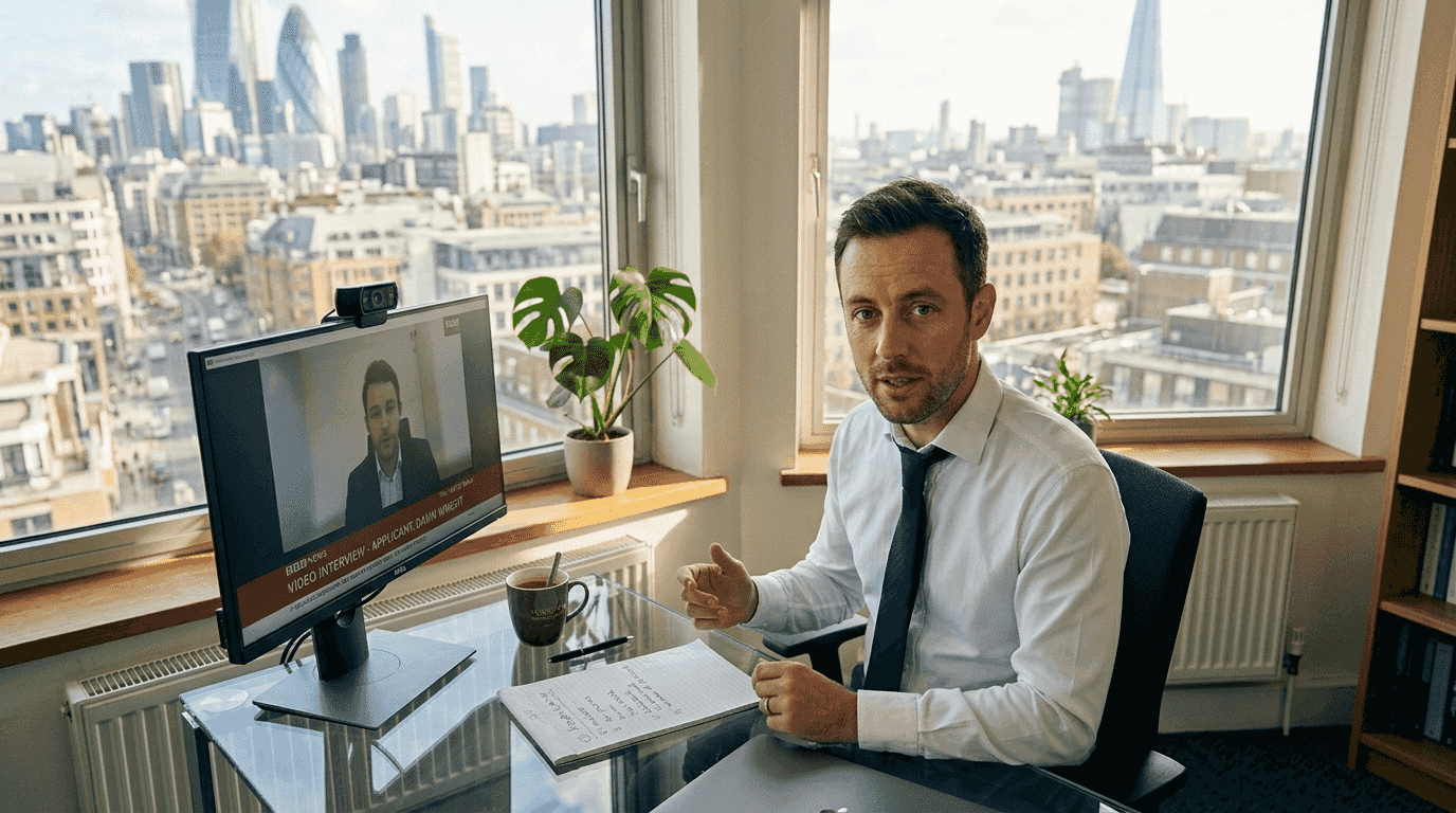 Interview practise on camera: build mid-senior confidence