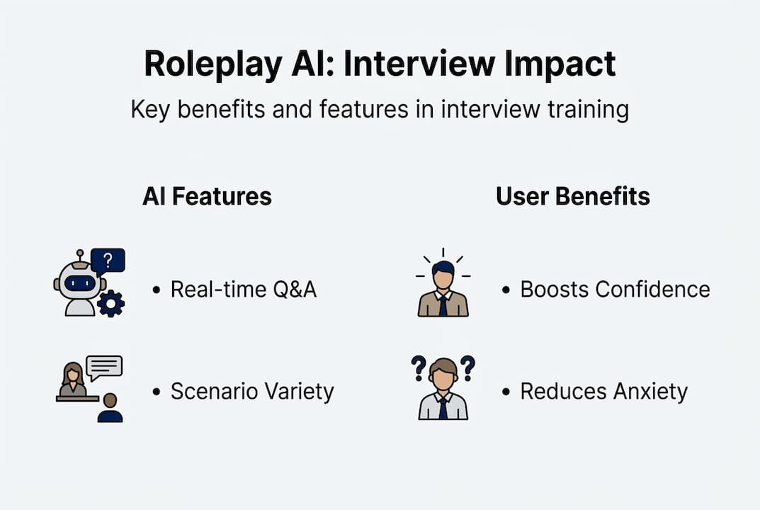 Infographic showing AI features and user benefits