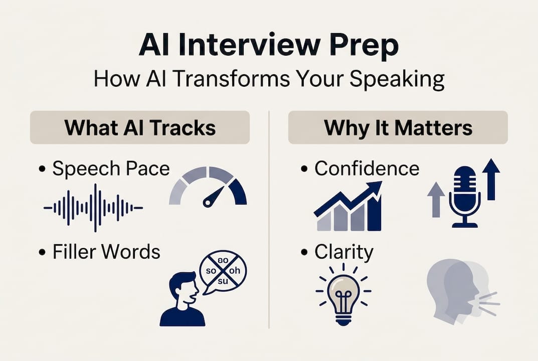 Infographic on AI public speaking analysis