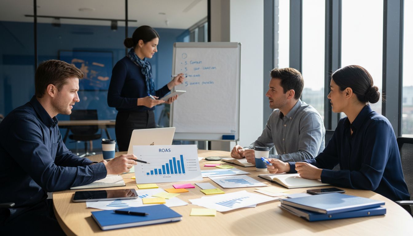 equipe marketing brainstorm