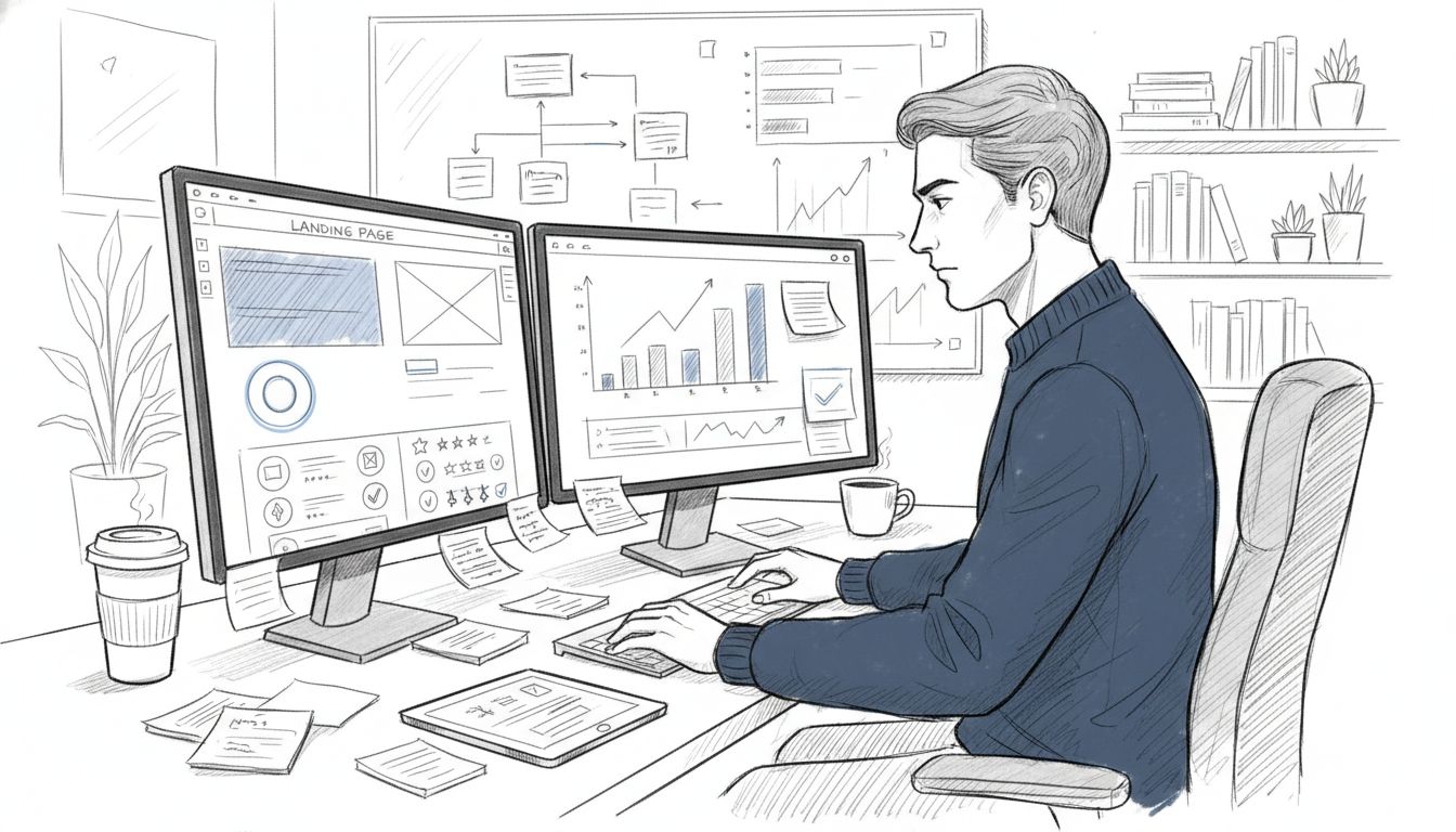 otimização página conversão