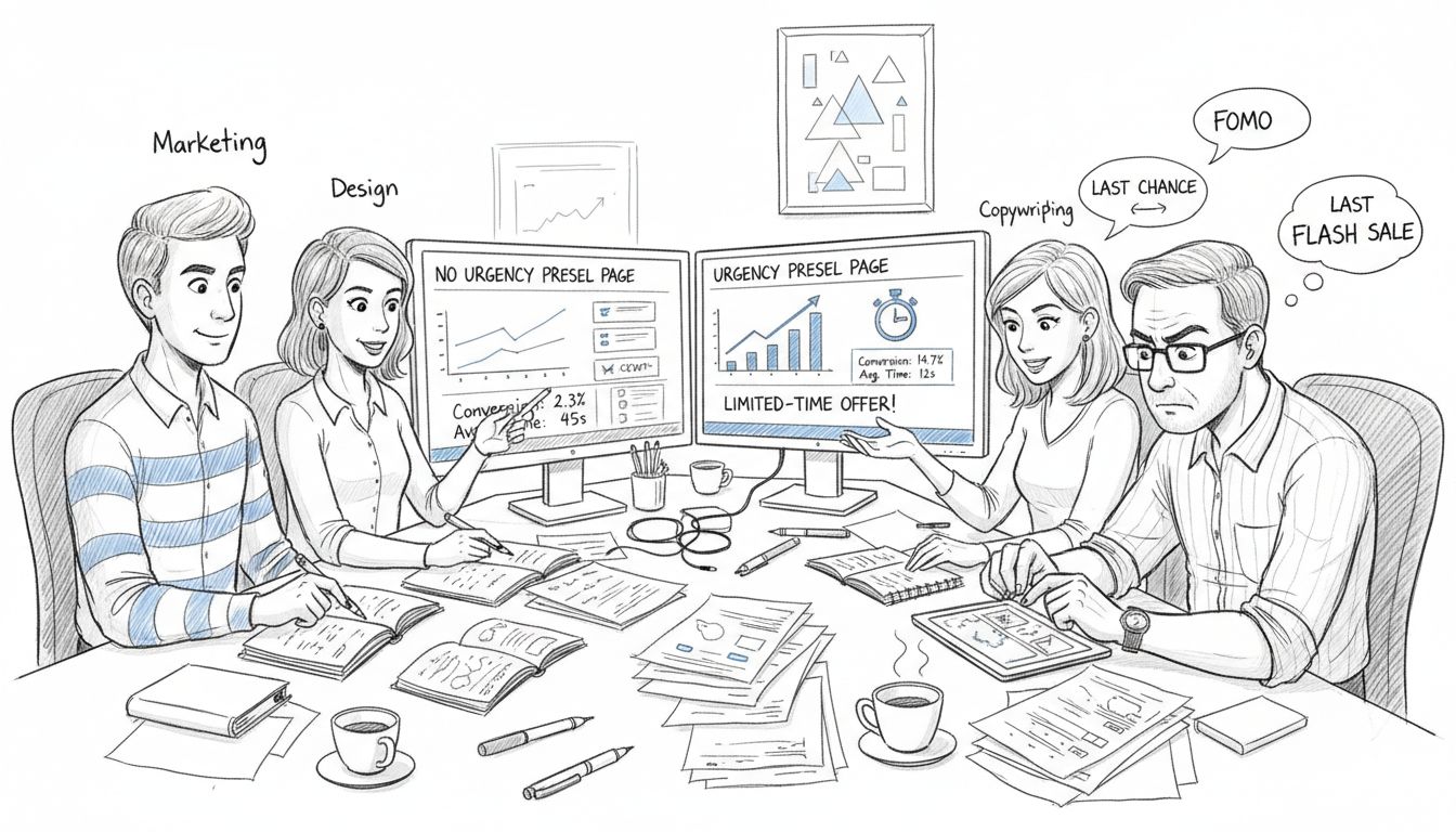 análise campanha presell