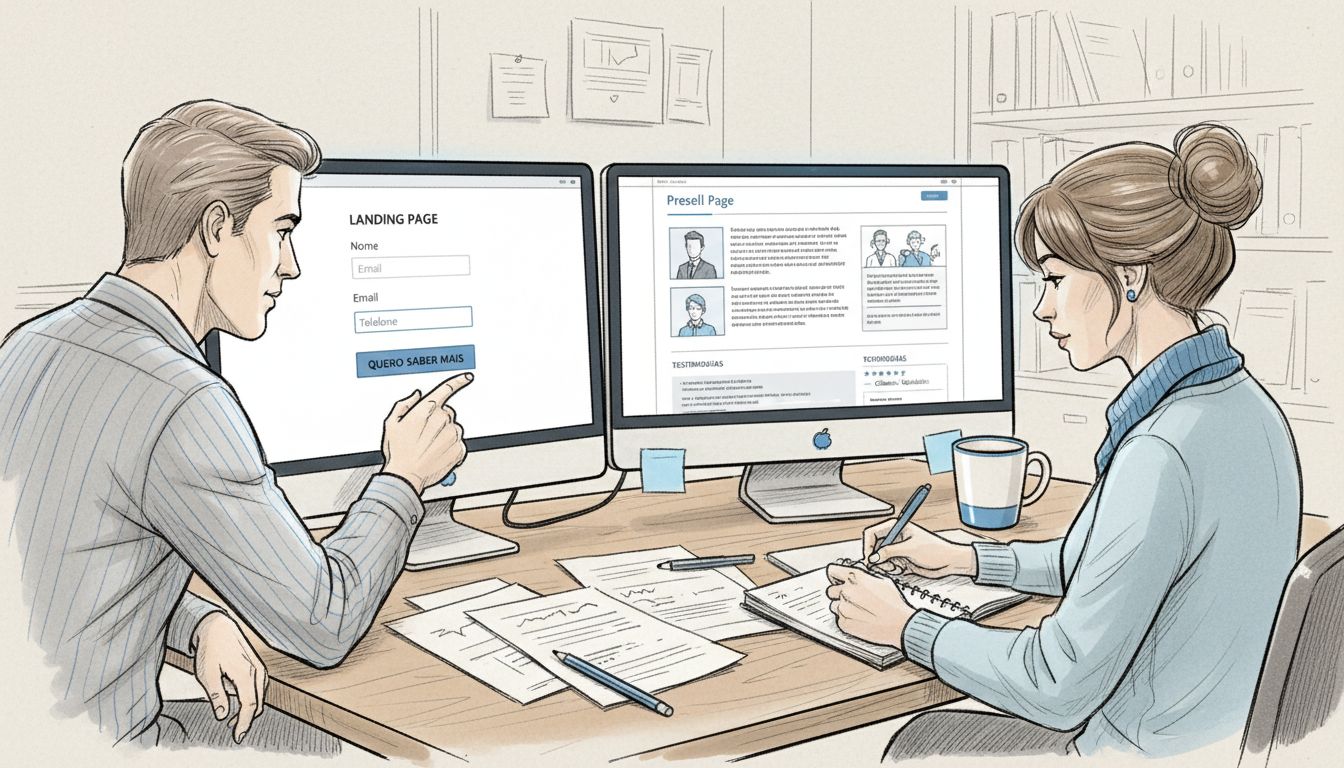 analise pagina marketing