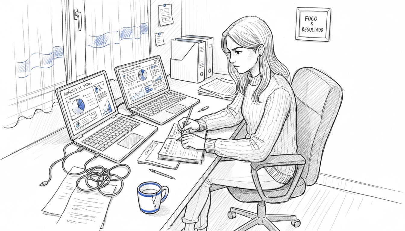 Profissional acompanha de perto as principais ferramentas de análise digital.