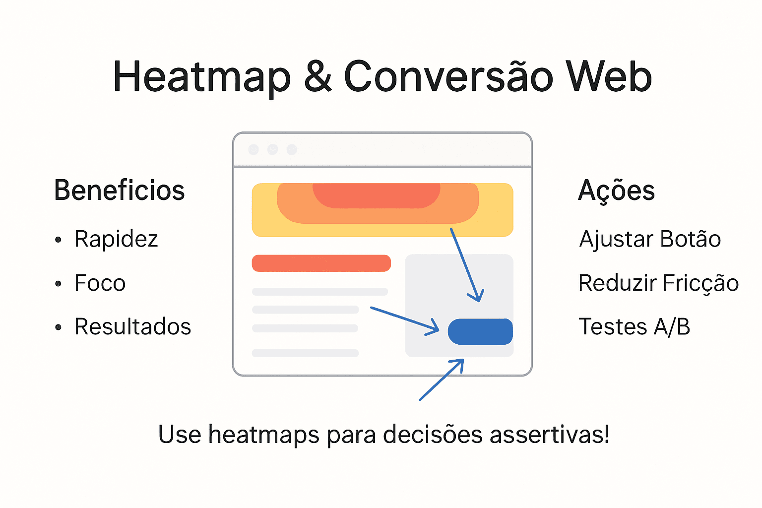 Infográfico: como os heatmaps ajudam a aumentar suas conversões
