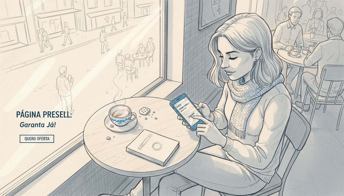 Mulher avaliando a experiência de um site adaptado no celular