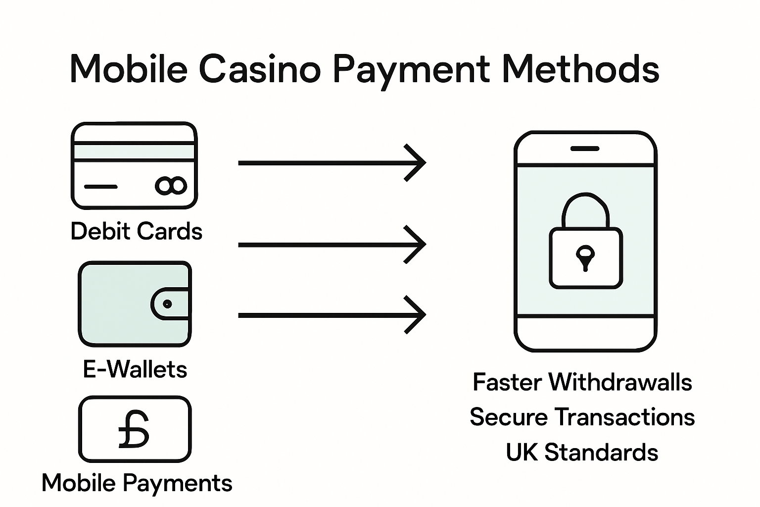 Comparison of mobile casino payment methods