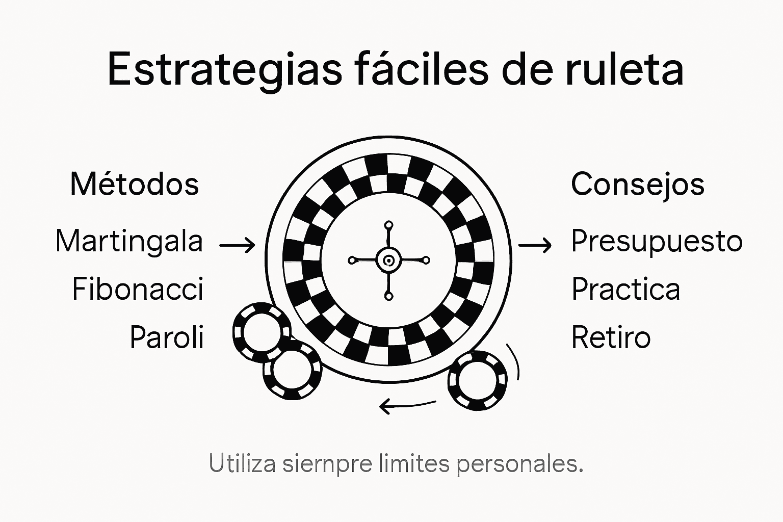 Guía visual con trucos y recomendaciones para jugar a la ruleta online