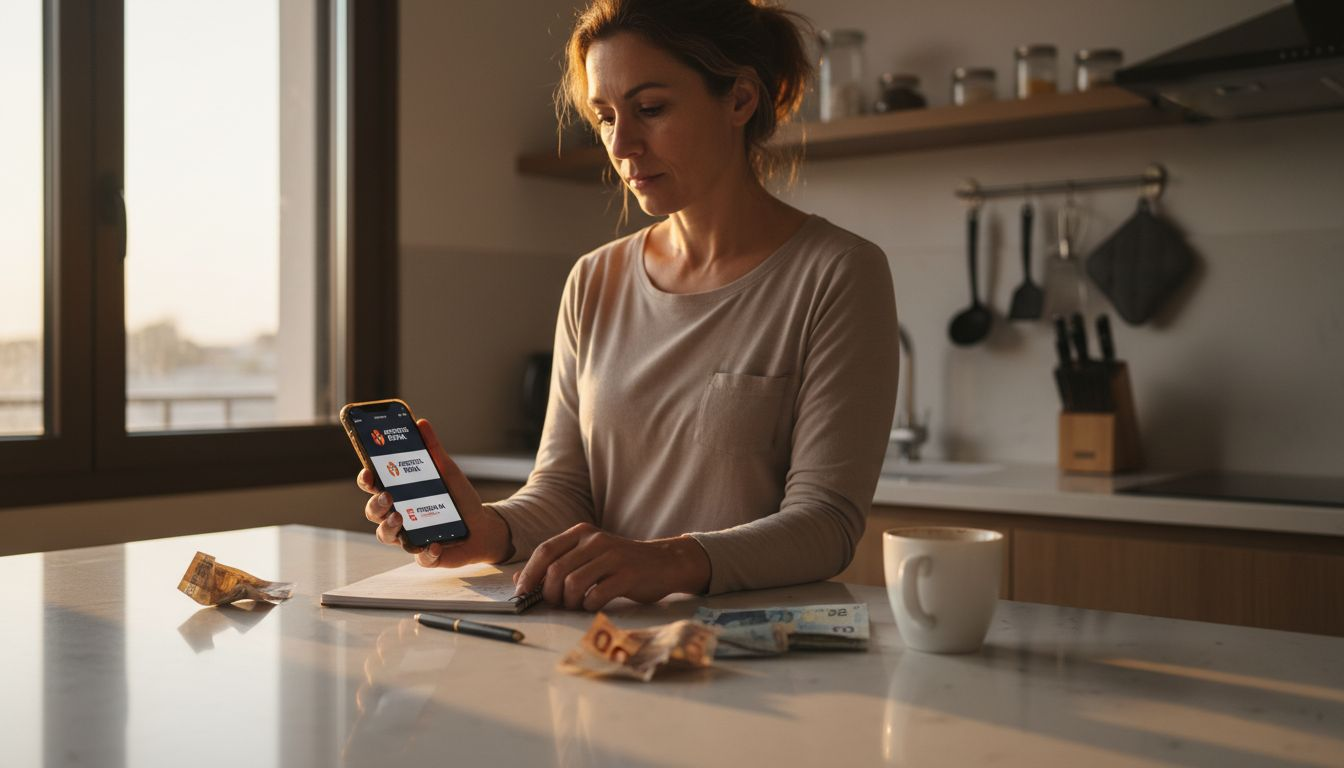 Mujer evaluando diferentes casas de apuestas online para elegir la mejor opción