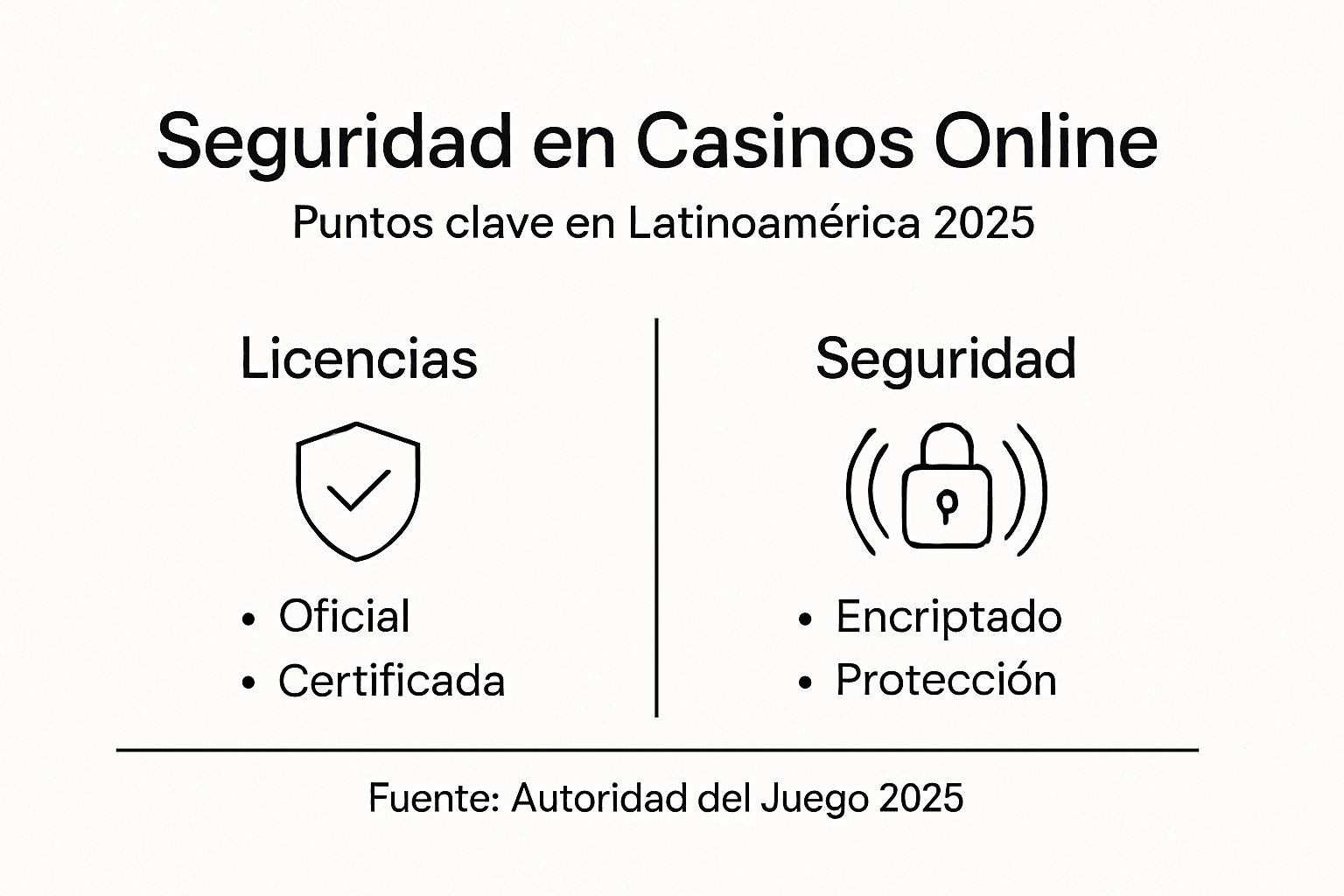Guía visual sobre cómo se regulan y garantizan la seguridad en los casinos online