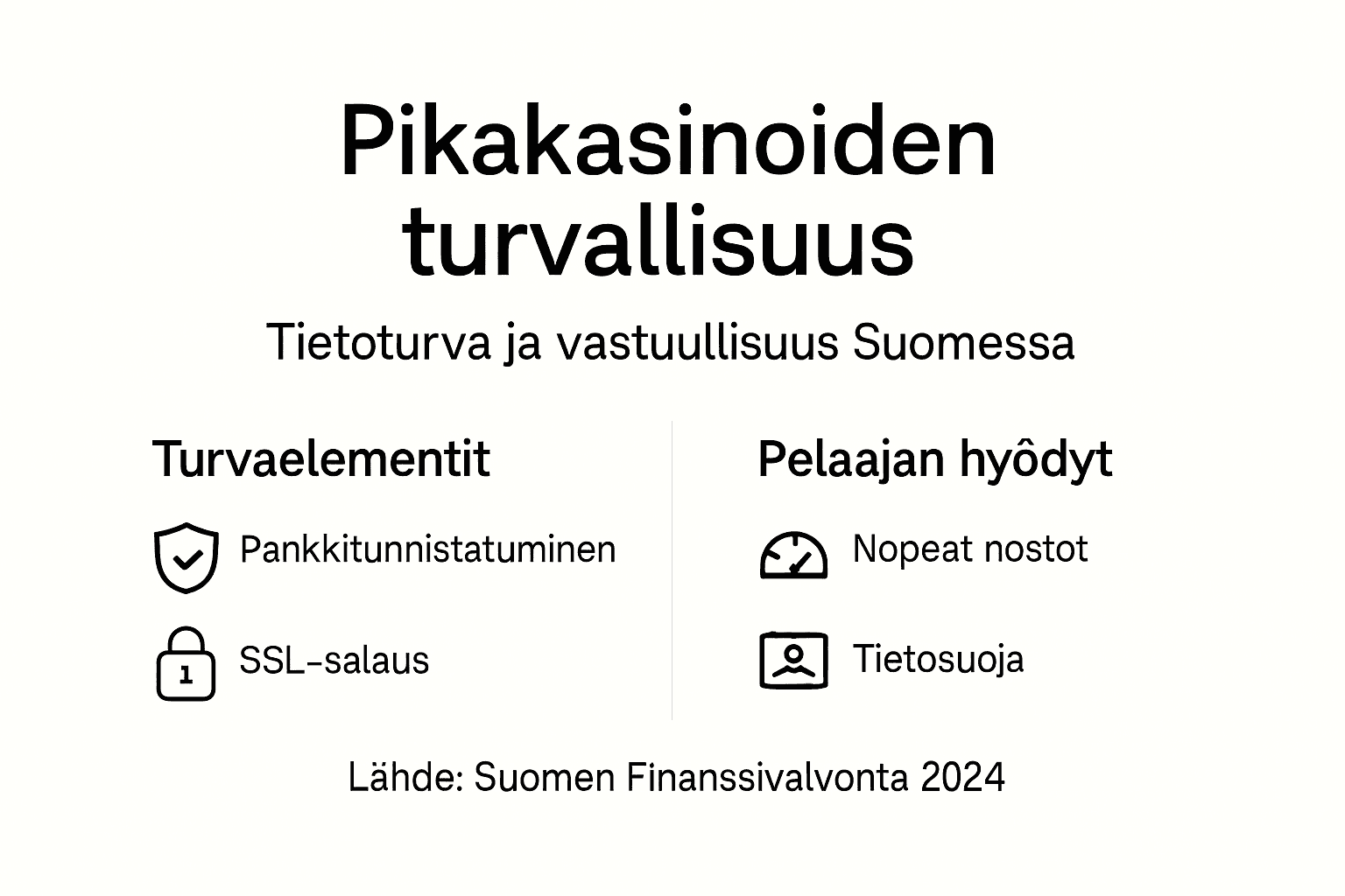 Kuvallinen katsaus pikakasinoiden tärkeimmistä turvallisuusasioista