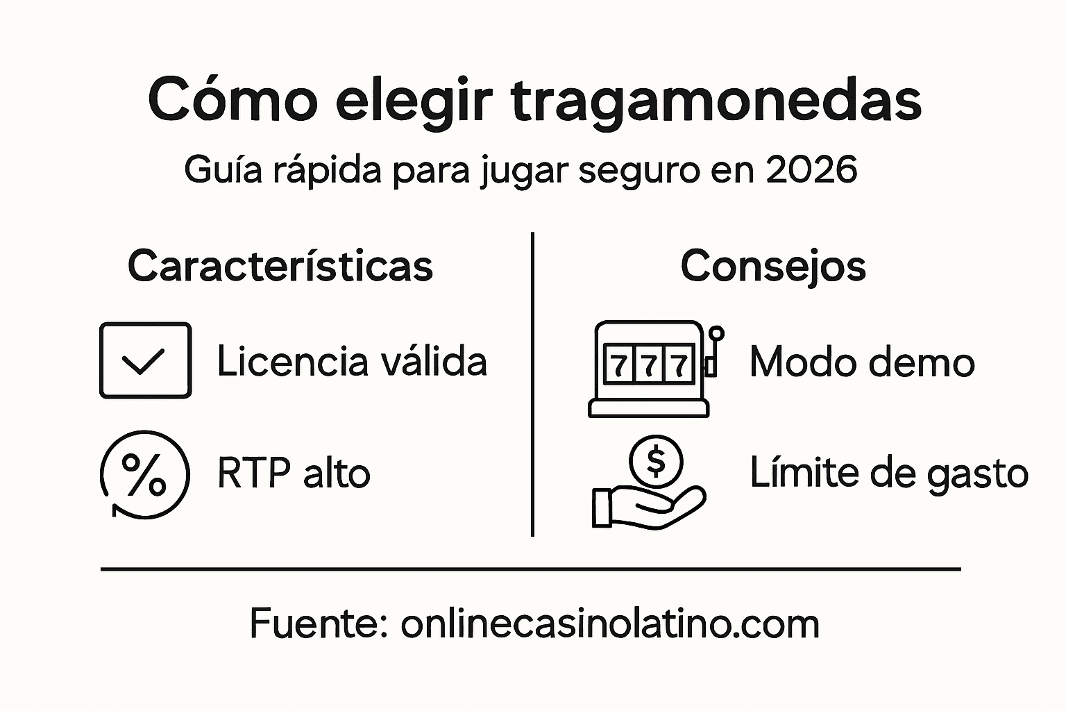 Guía visual para jugar a las tragamonedas de forma segura