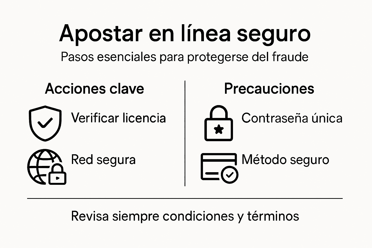 Infografía sobre cómo apostar online de forma segura y consejos para evitar problemas