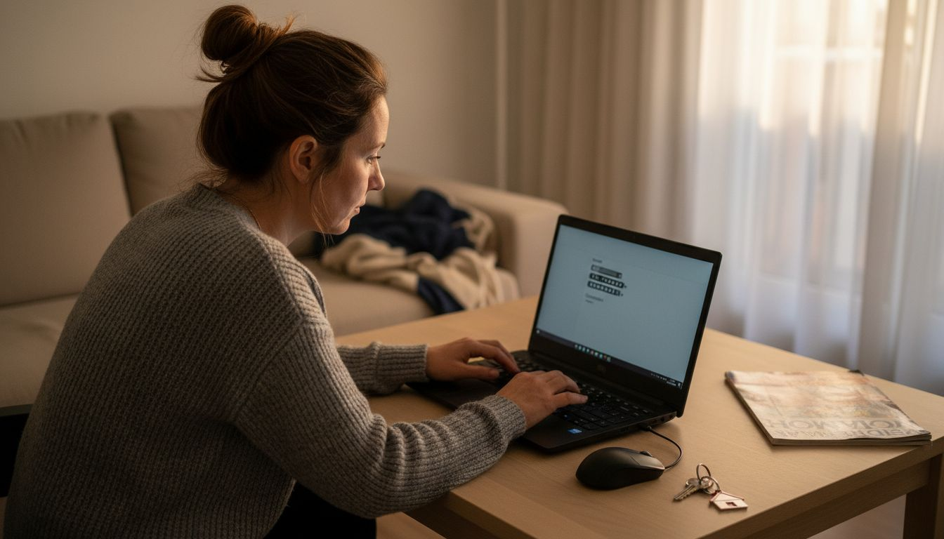 Persona introduciendo su clave de acceso en un casino en línea confiable