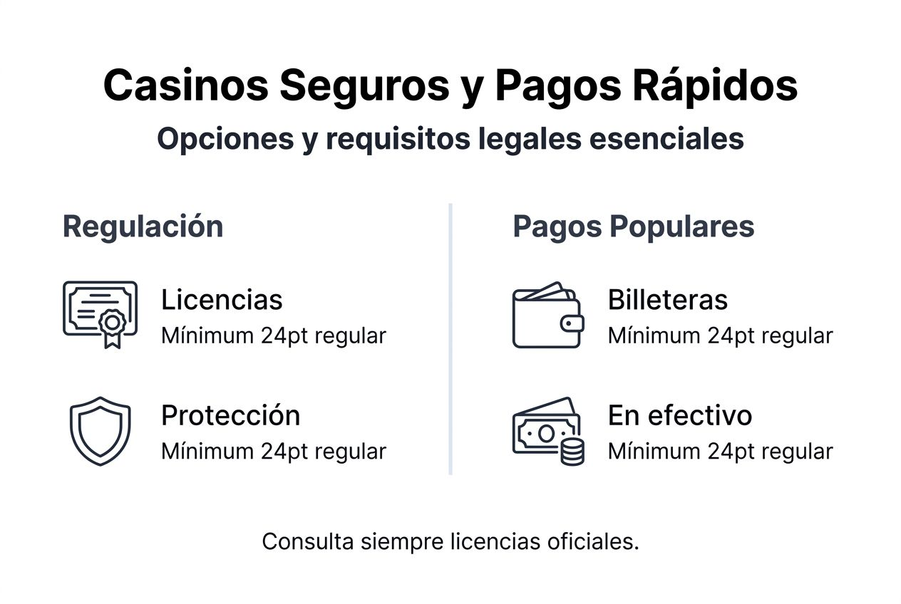 Infografía que destaca las principales normativas y formas de pago más utilizadas