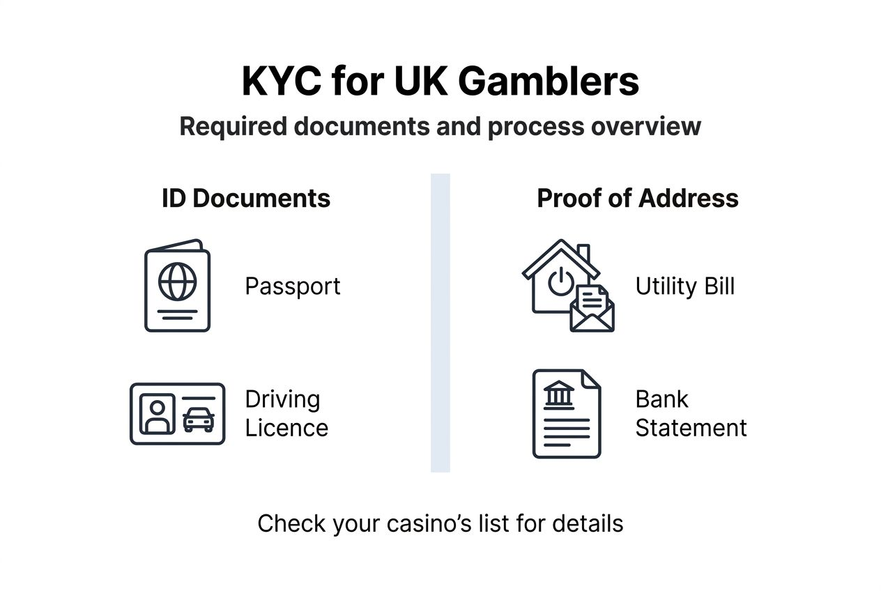 Infographic details KYC process and required documents