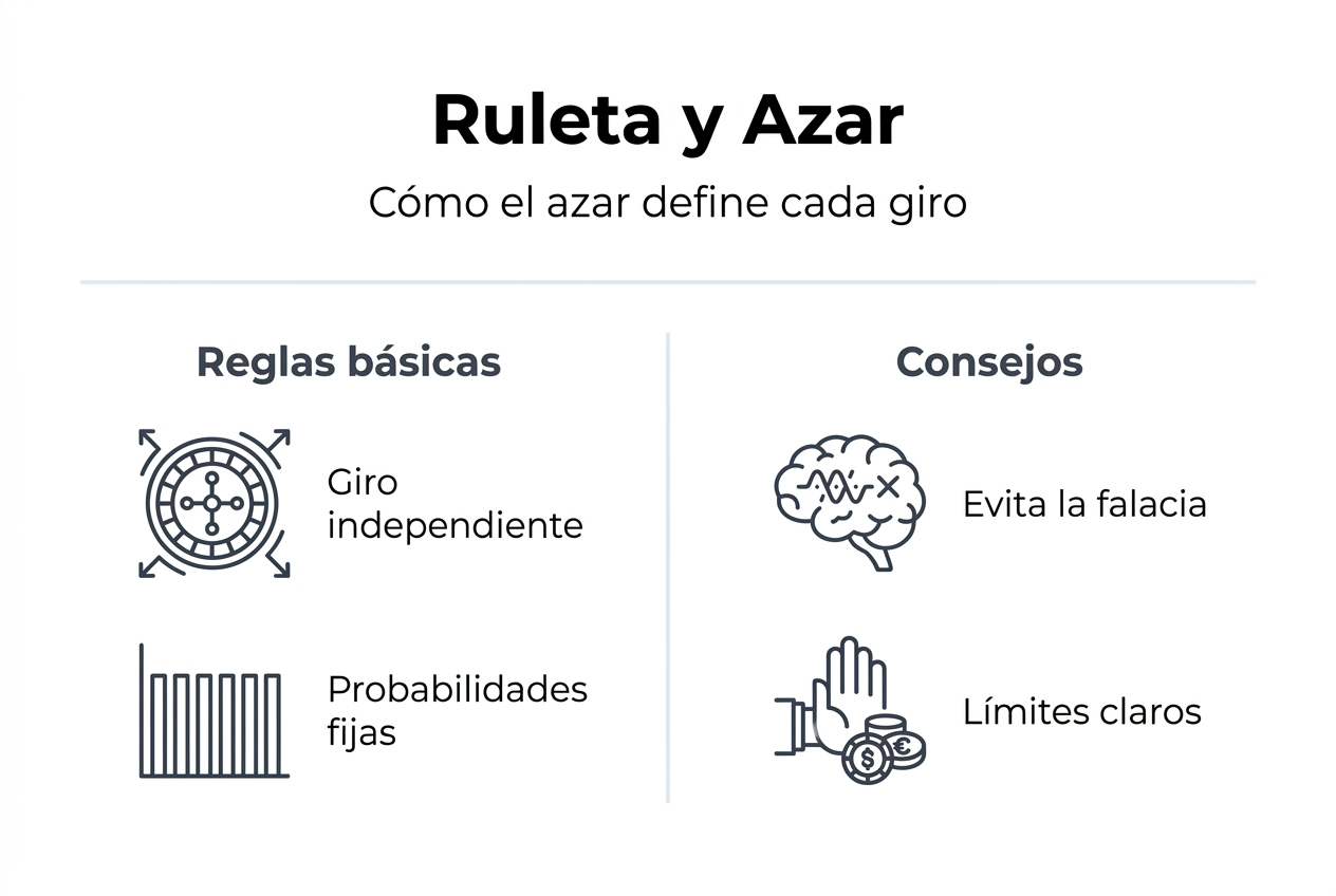Infografía: cómo funciona el azar en la ruleta y recomendaciones imprescindibles