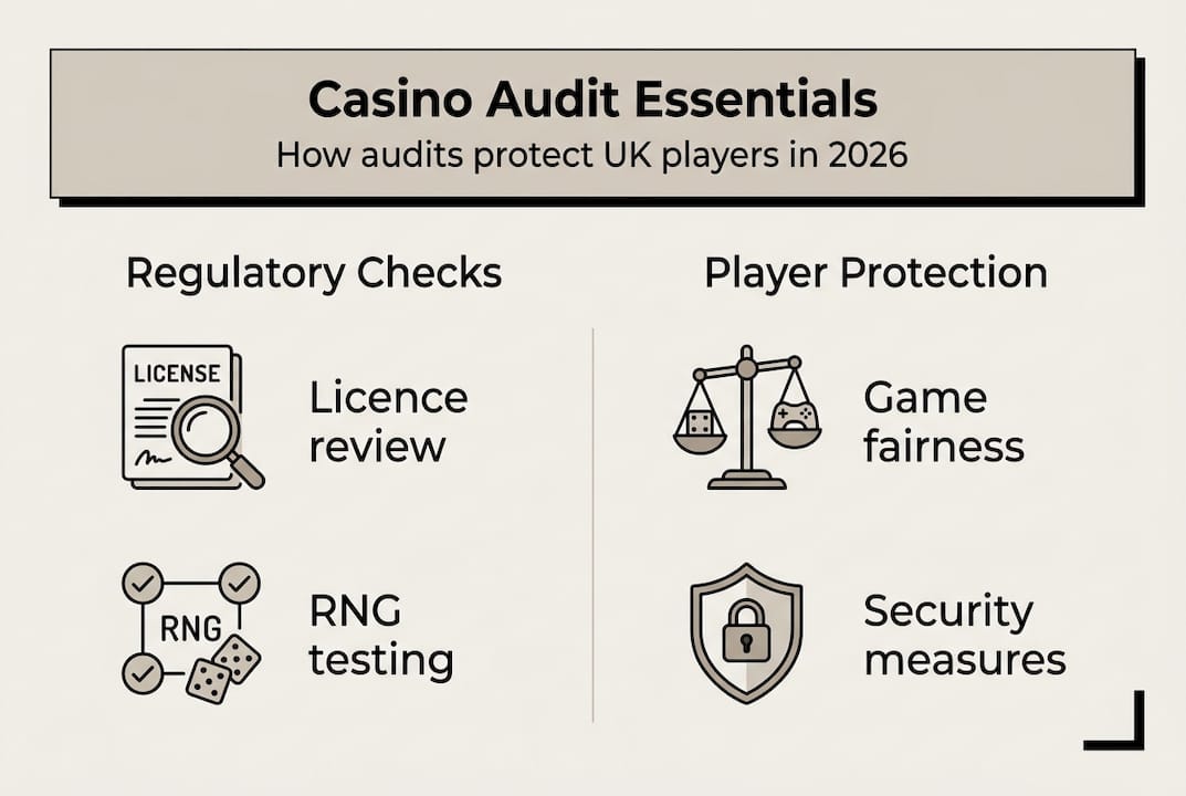 Infographic shows UK casino audit essentials