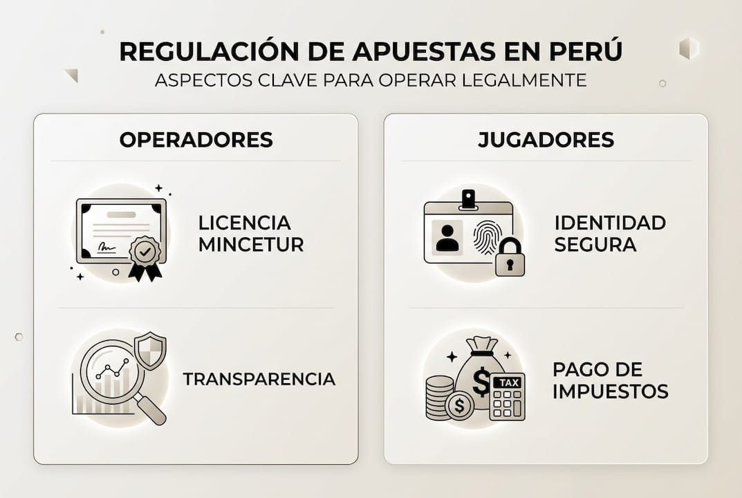 Todo lo que debes saber sobre la regulación de las apuestas online en Perú, explicado en una infografía