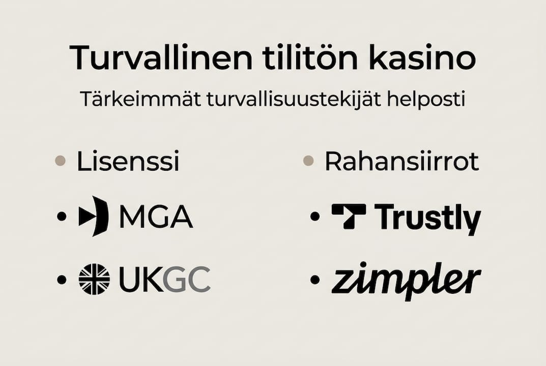Infograafi: Näin tunnistat luotettavan nettikasinon