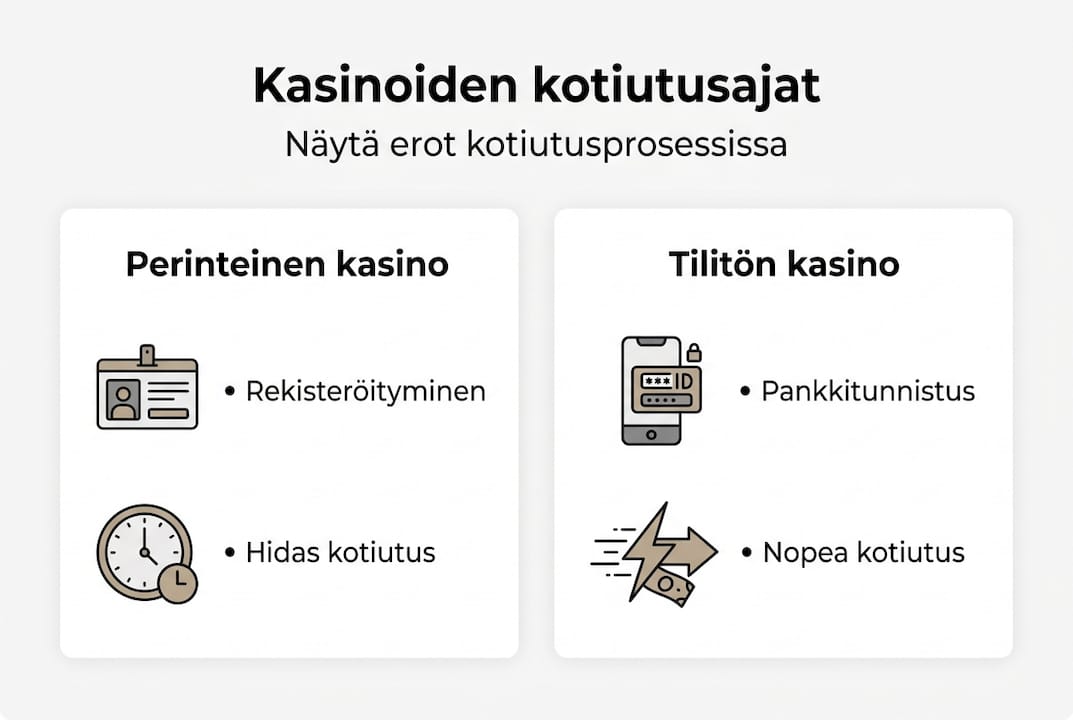 Kotiutusaikojen vertailu yhdellä silmäyksellä