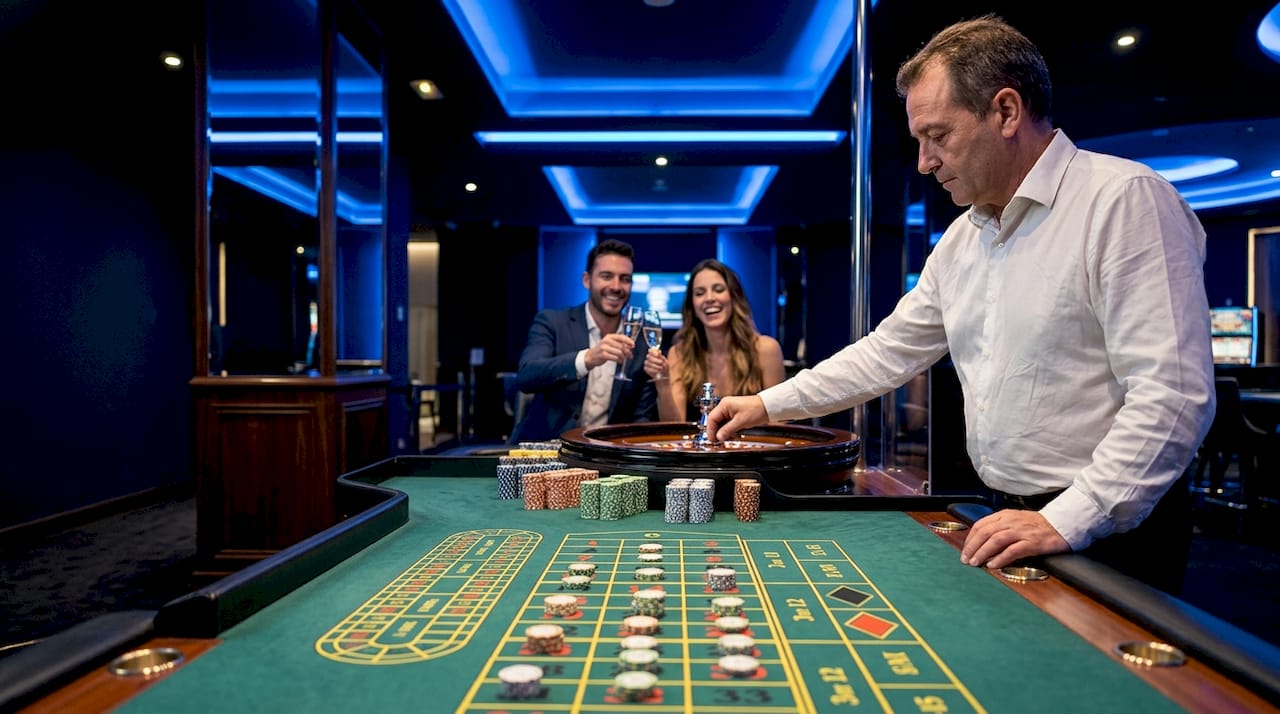 Disfruta de la emoción de la ruleta tradicional, con crupier en vivo, en un casino real.