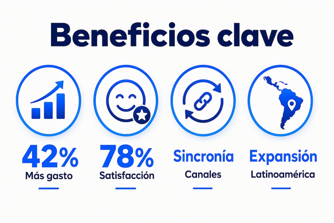 Infografía destacando las ventajas más importantes de los casinos híbridos