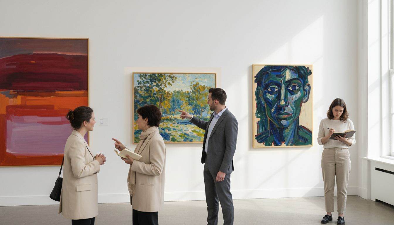 Effet couleur de la galerie d'art