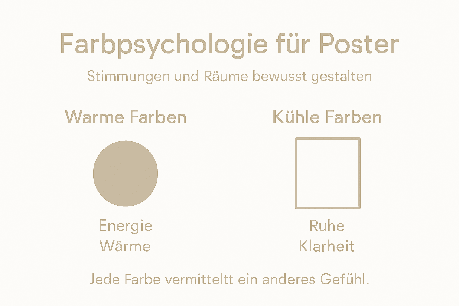 So findest du das passende Farbpsychologie-Poster für deine Infografik