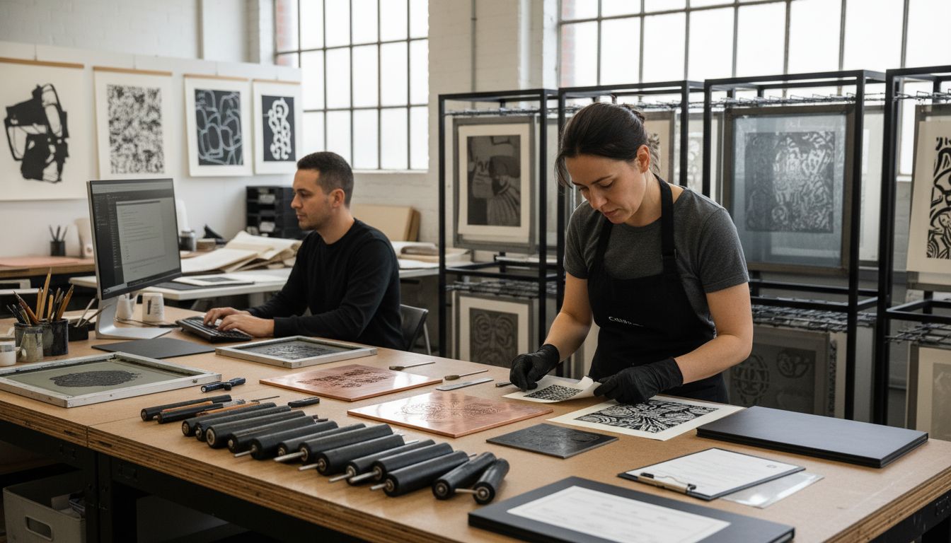 art printmaking studio