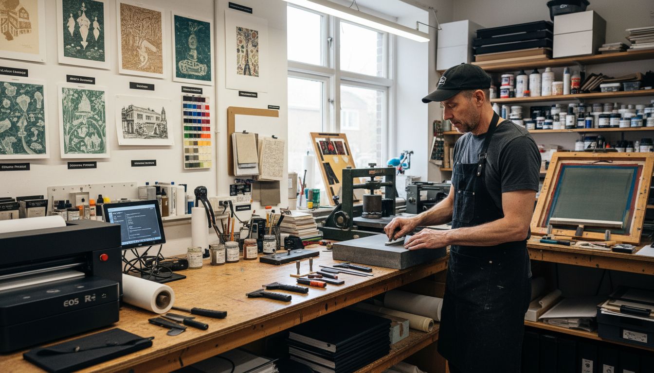 art printmaking studio