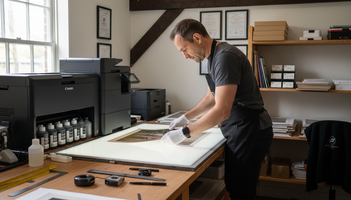 artist printmaking studio