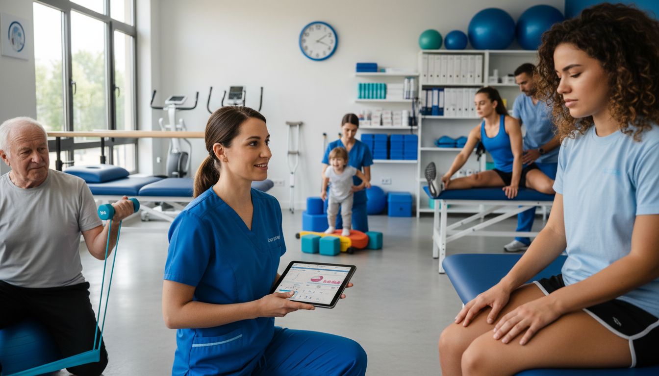 physiotherapy clinic session