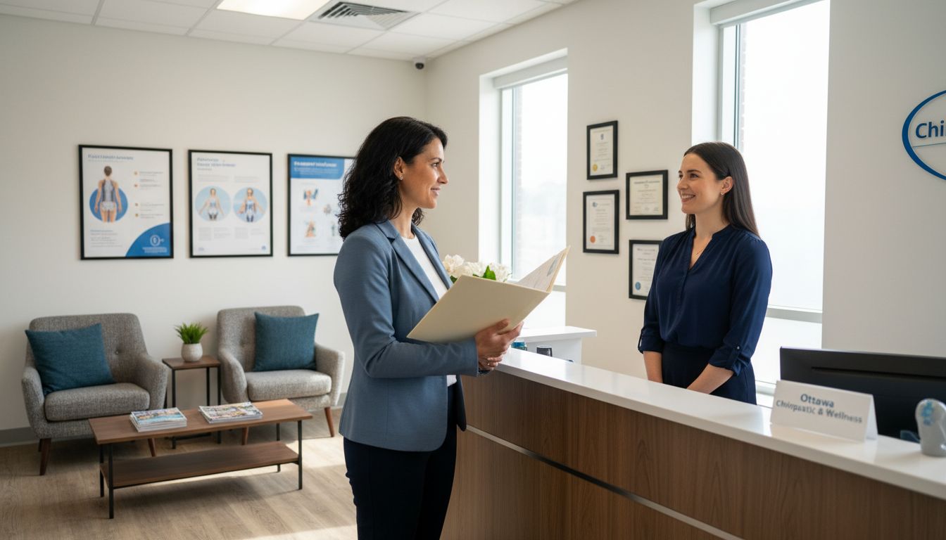 chiropractic clinic reception