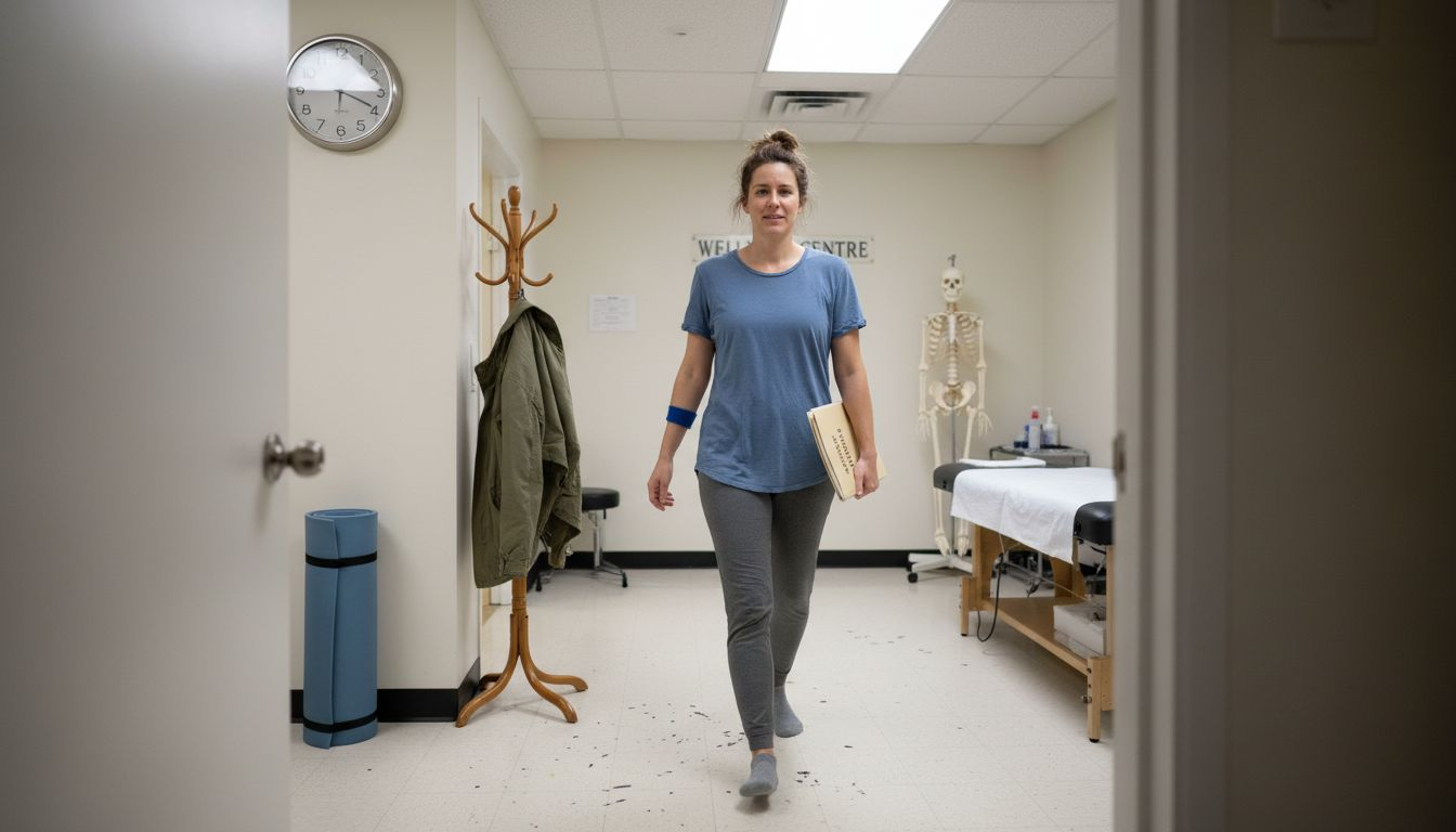 Patient arriving for Ottawa chiropractic appointment