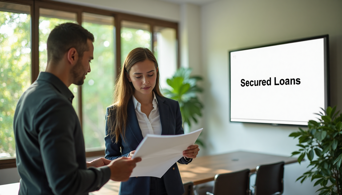 Costa Rica office with expat and advisor reviewing property documents