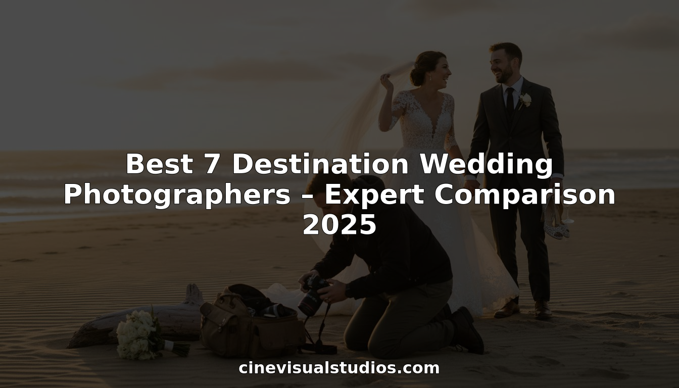 Best 7 Destination Wedding Photographers – Expert Comparison 2025