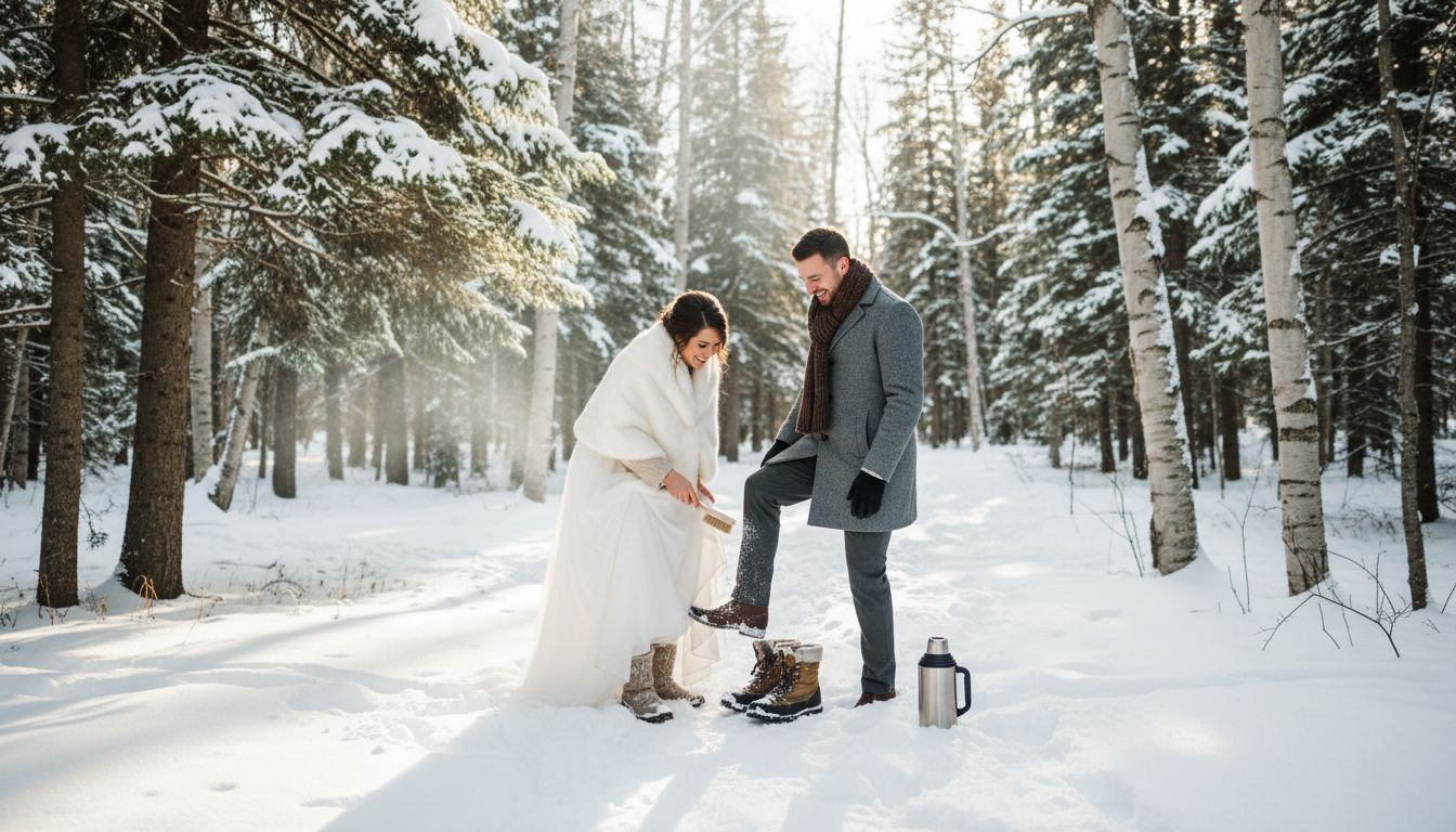 Winter Weddings in Canada: Outdoor Couple Shoot Tips & Tricks