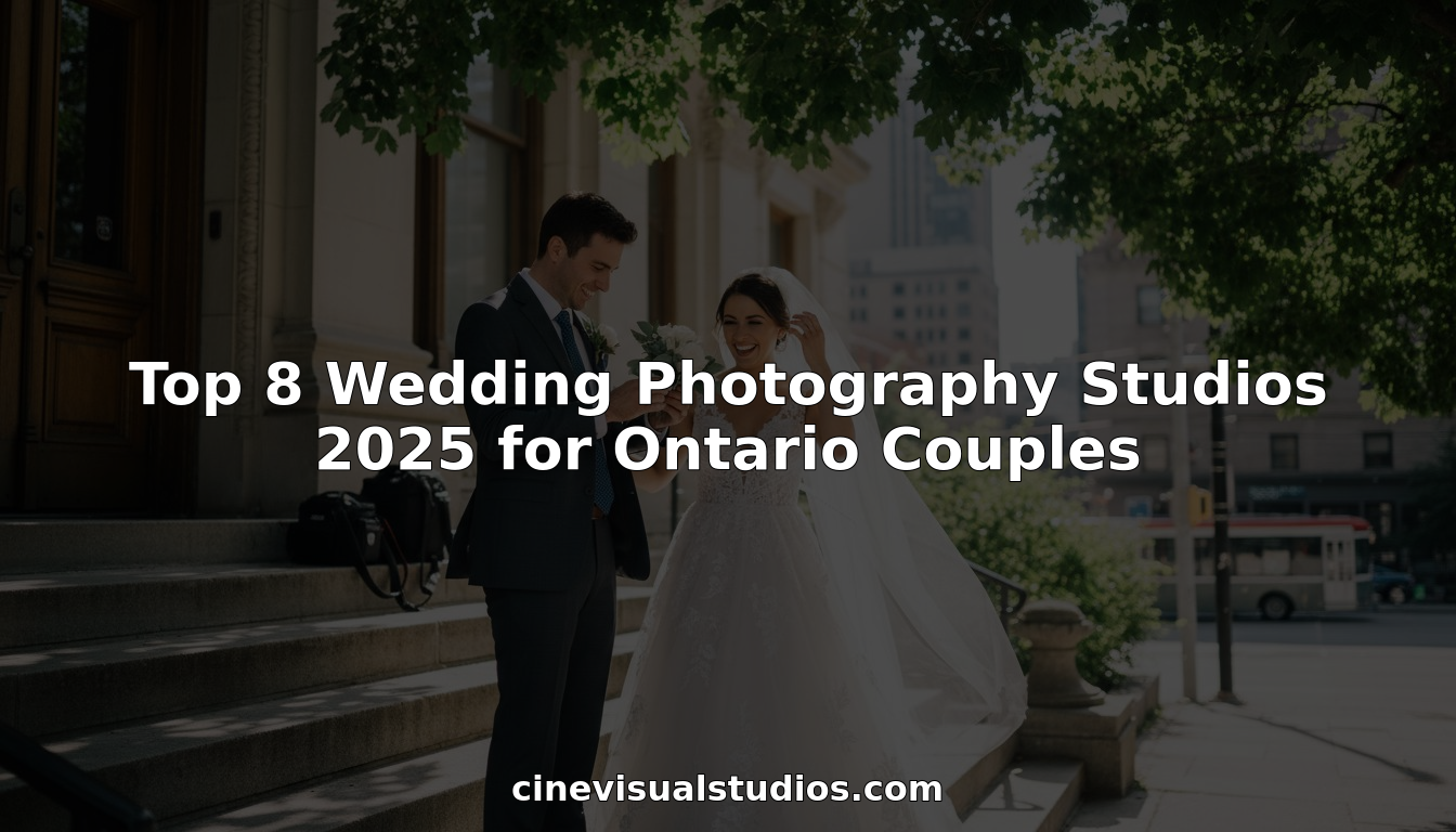 Top 8 Wedding Photography Studios for Ontario Couples