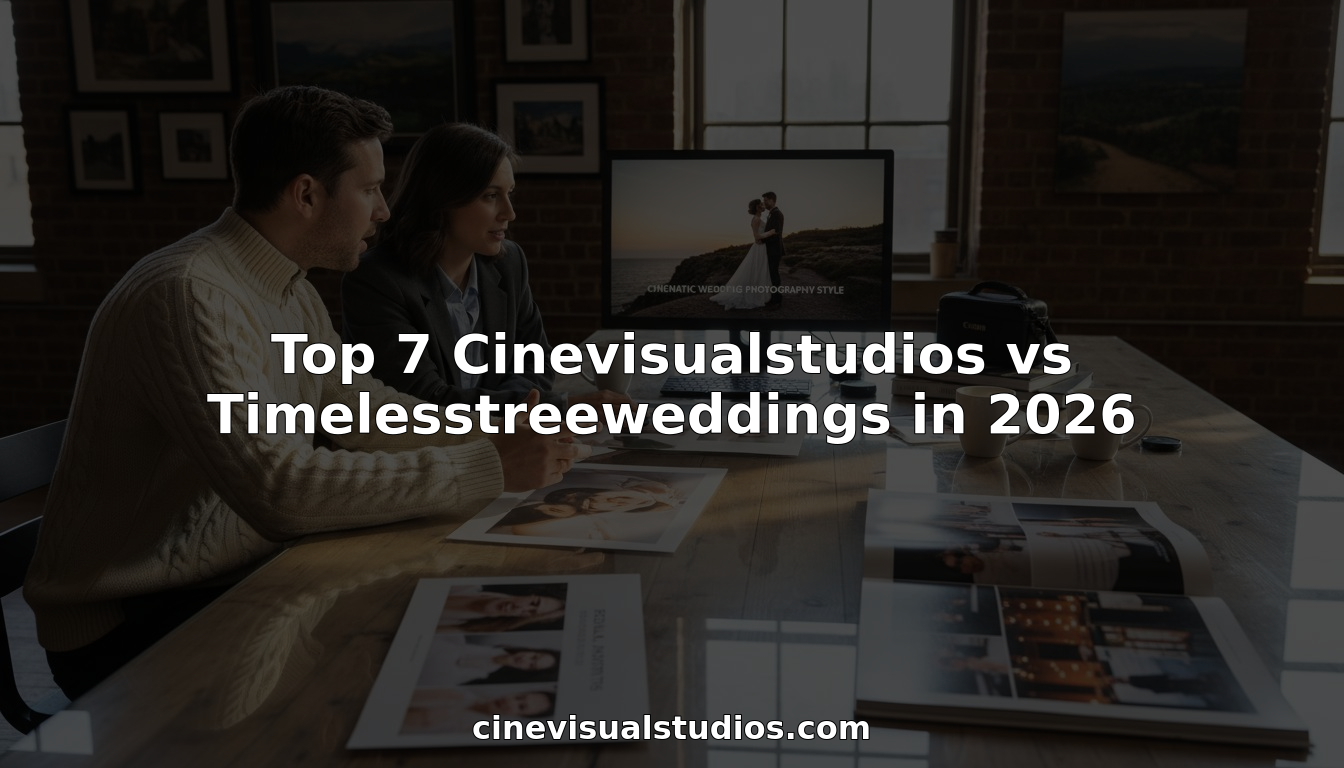 Top 7 Cinevisualstudios vs Timelesstreeweddings in 2026