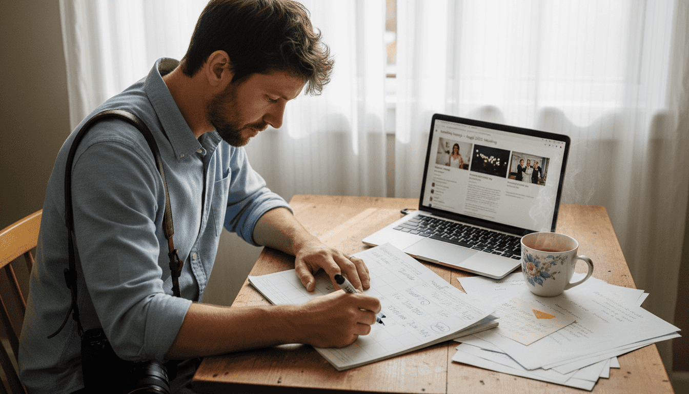Checklist for Booking Photographers: 80% Book 12+ Months Early