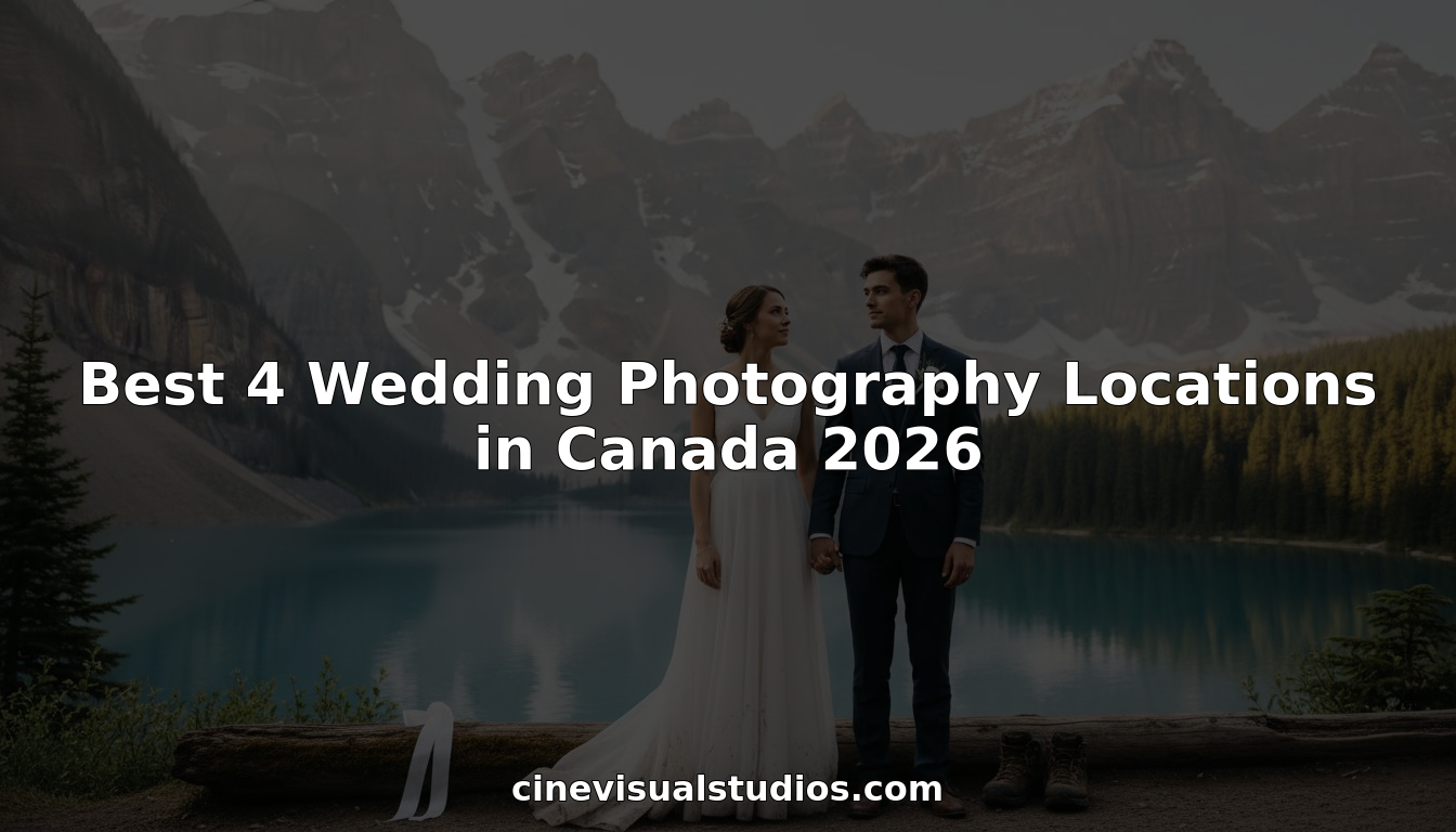 Best 4 Wedding Photography Locations in Canada 2026