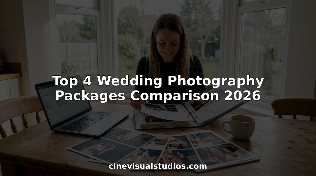 Top 4 Wedding Photography Packages Comparison 2026